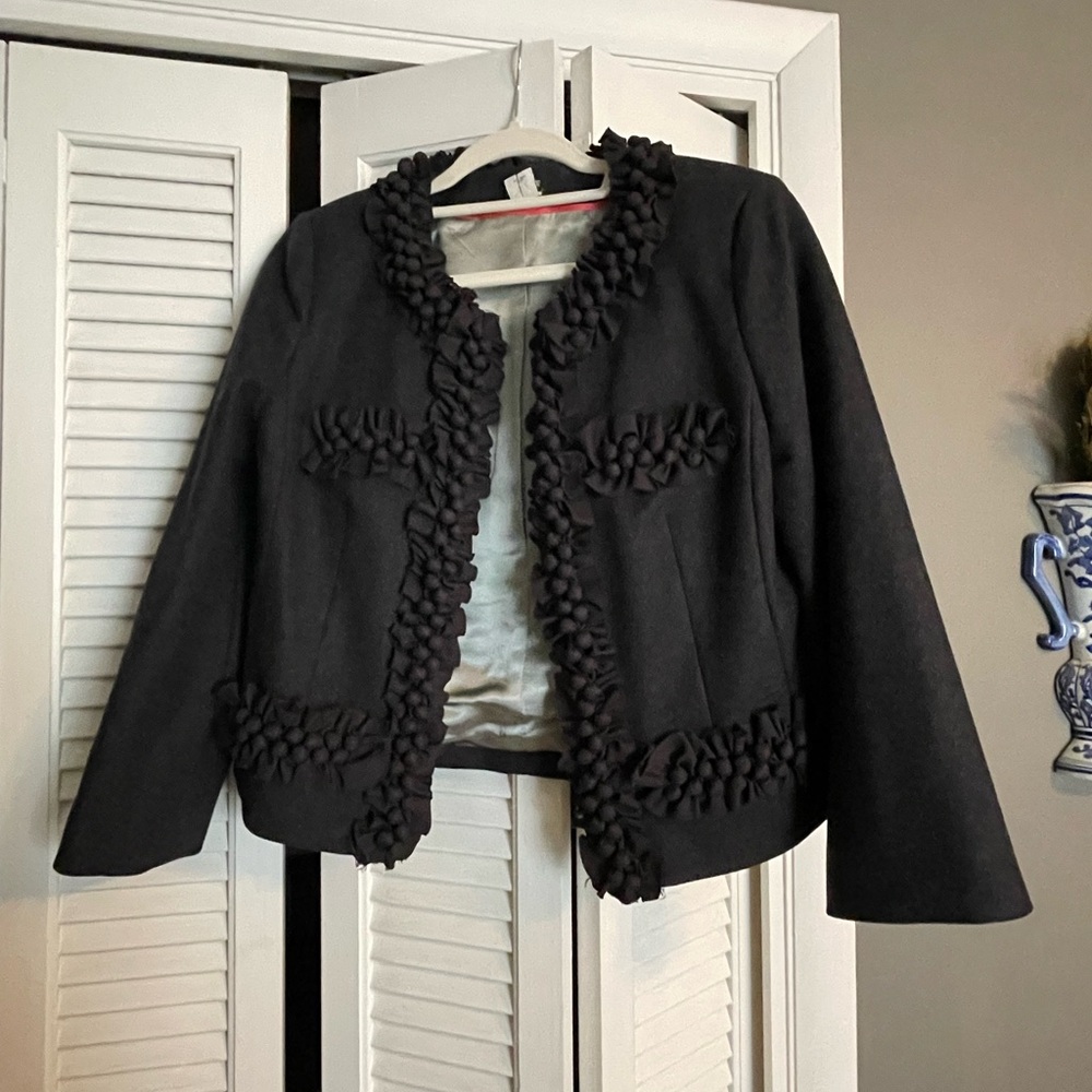 Jcrew lady jacket with trim